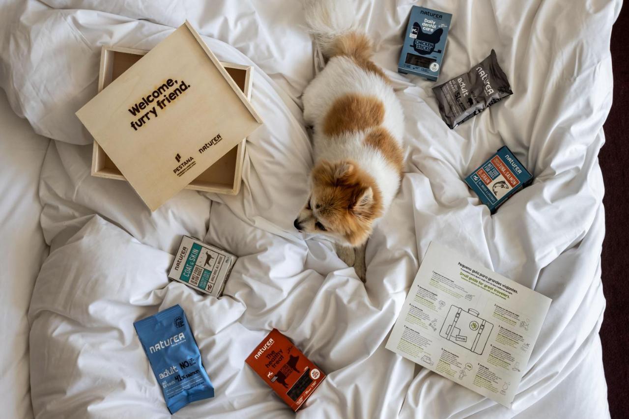 Pousada Palacio De Estoi - Small Luxury Hotels Of The World Екстер'єр фото A dog with a box of dog food