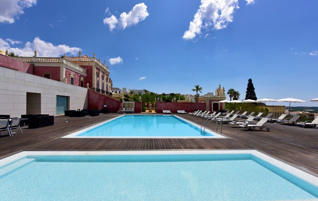 Pousada Palacio De Estoi - Small Luxury Hotels Of The World Екстер'єр фото The swimming pool